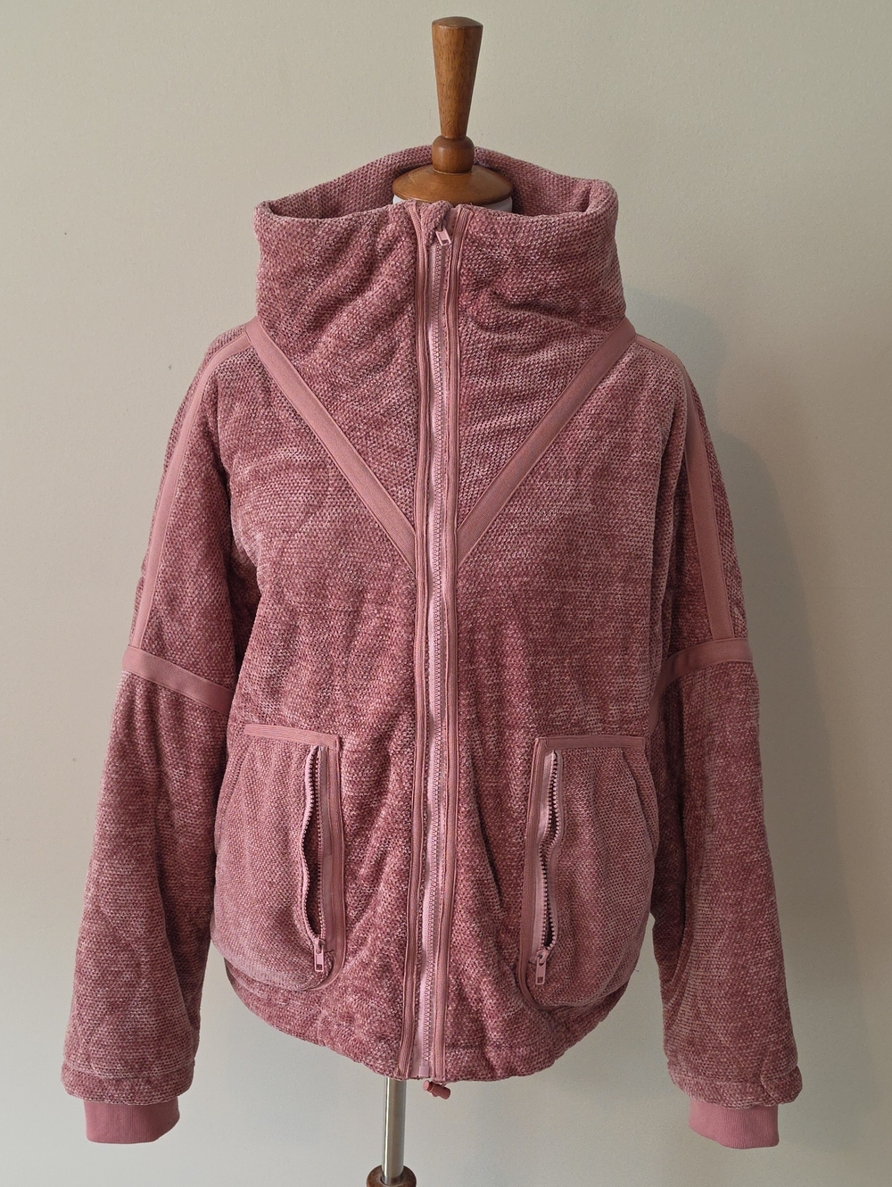 POL Knit Quilt Full Zip  Jacket